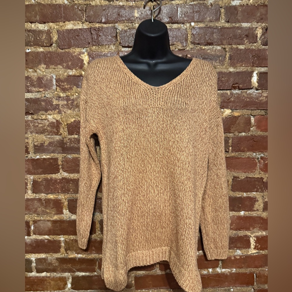 Cozy Tan Sweater by Cupcake Size Small
